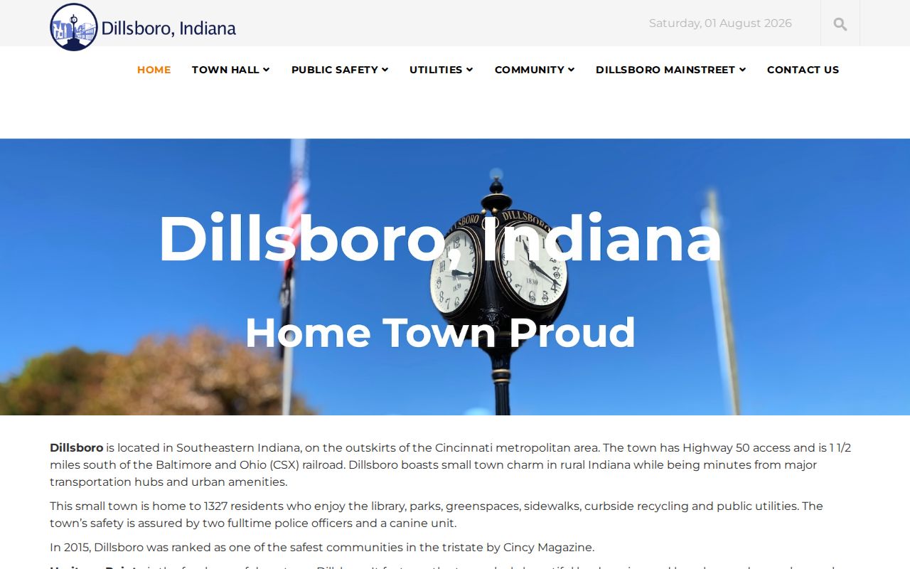 Dillsboro criminal records municipal contact and fallback route