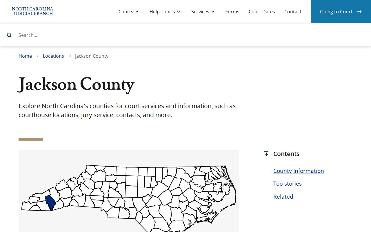 Jackson County criminal case records court overview